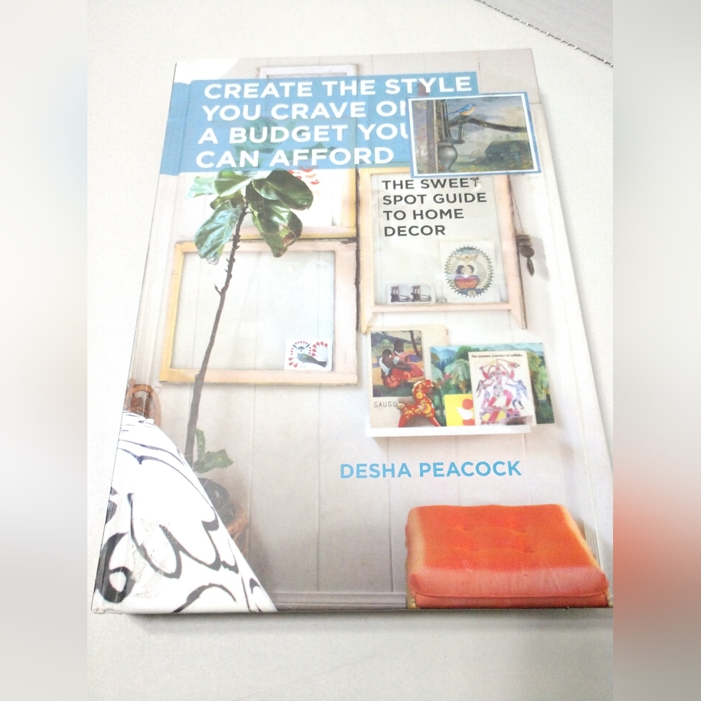 Create the Style You Crave on a Budget Home Decor Decorating Book Desha Peacock